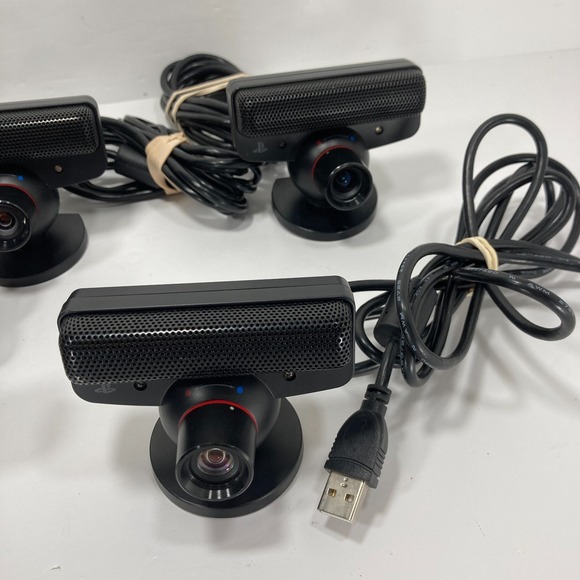 Lot of 5 Sony‎ PlayStation 3 PS3 Eye Camera 4 Microphone Array System TESTED - Picture 3 of 7